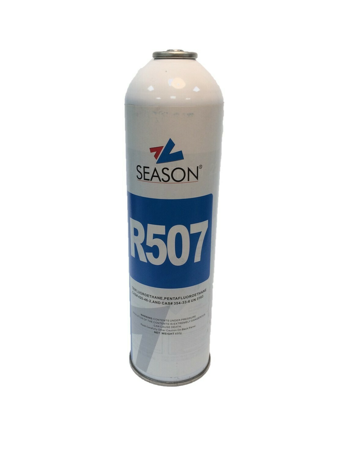 Фреон (хладон) R507a 0,5 кг SEASON, Хладоген, Фреон, Масло, цена, стоимость, прайс,  R-134a, R-407C , R-410A, холодильные установки, кондиционирование, вентиляция, заправка, РОЕ, баллон, канистра, газ